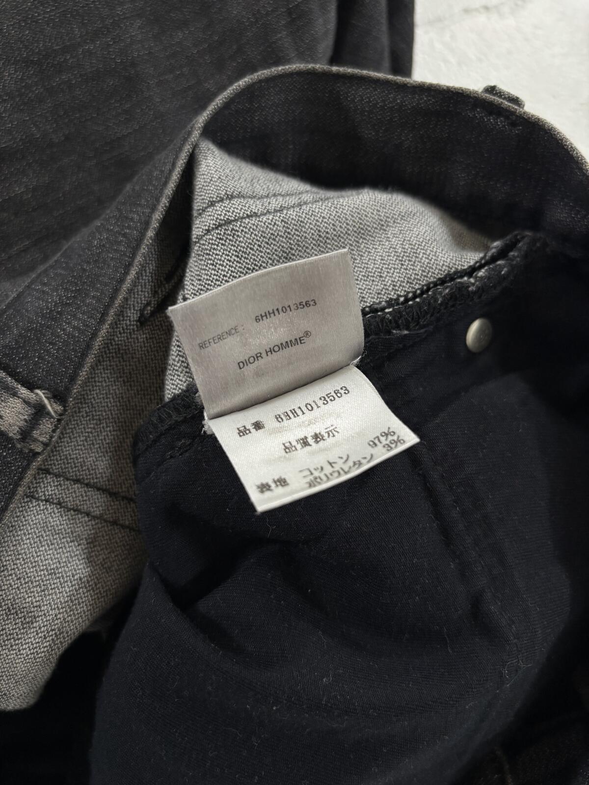 Dior Homme SS06 Washed Grey Denim