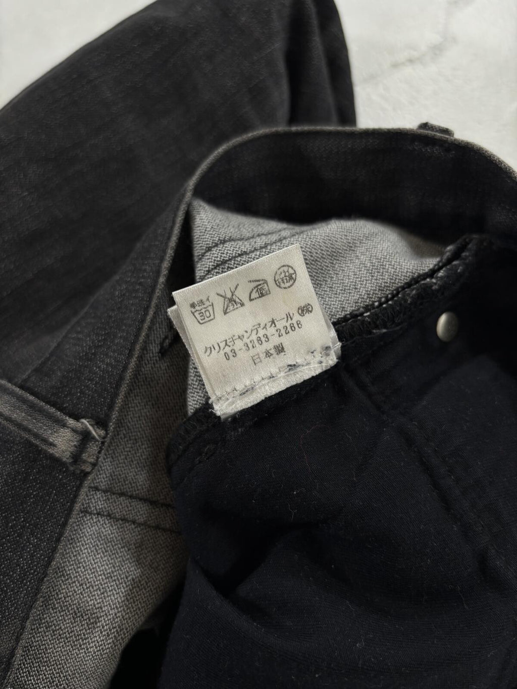 Dior Homme SS06 Washed Grey Denim