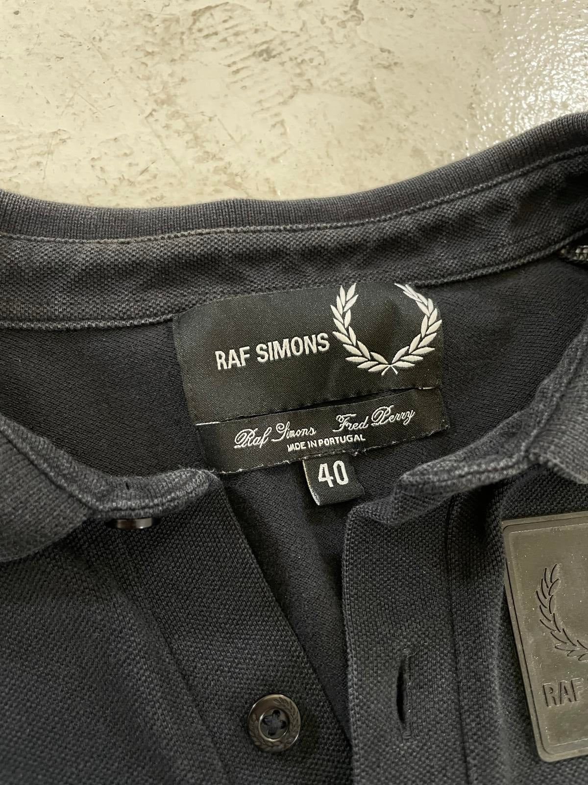 RAF Simon’s Black Polo