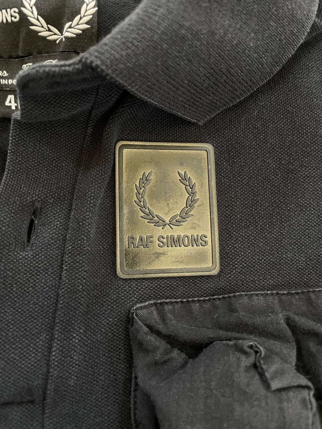 RAF Simon’s Black Polo