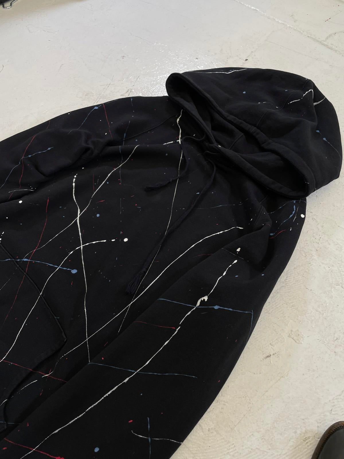 Saint Laurent Paris Paint Splatter Hoodie