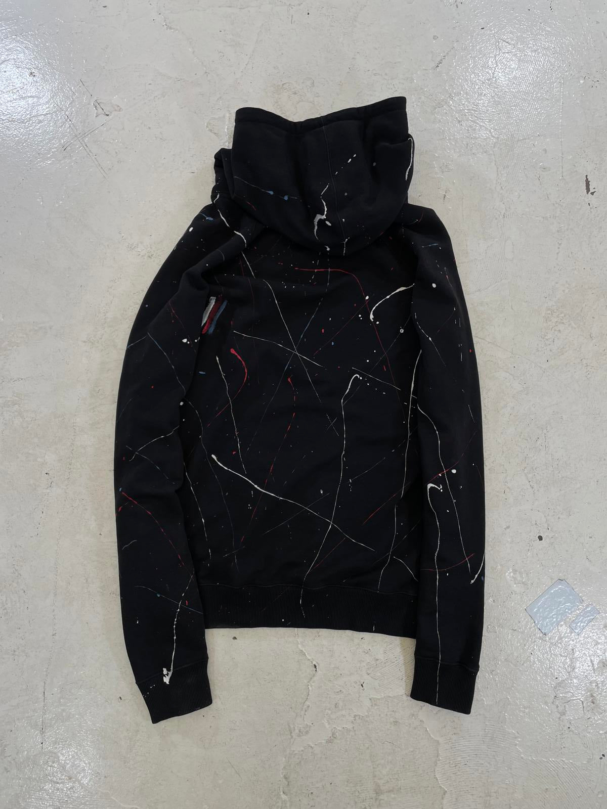 Saint Laurent Paris Paint Splatter Hoodie