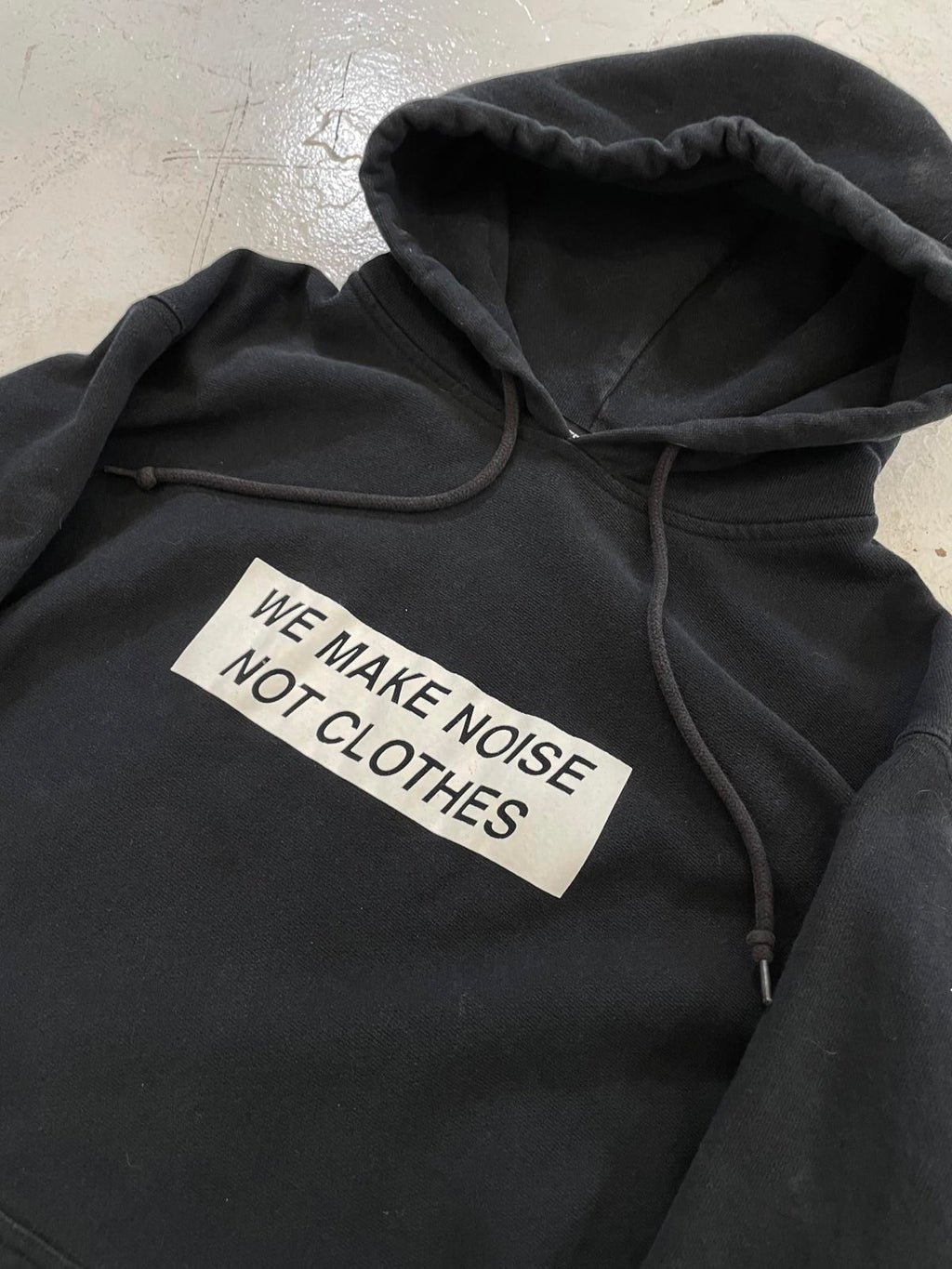 Undercover “We Make Noise not clothes” hoodie