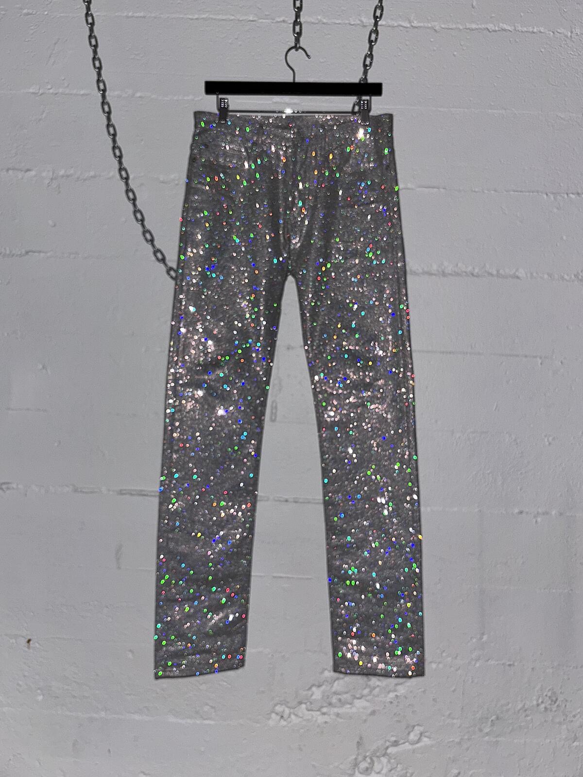 00s dior homme glitter coated pants パンツ Dior Homme SS06 Glitter Jeans – Archive On Waters