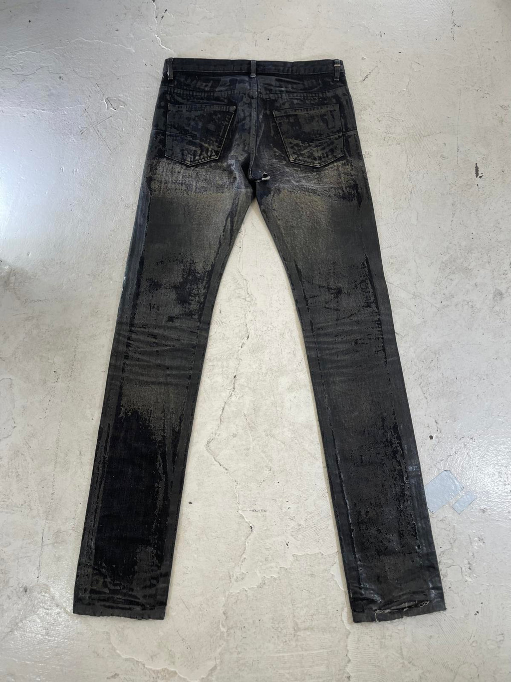 Aw03 Dior “luster” waxed denim