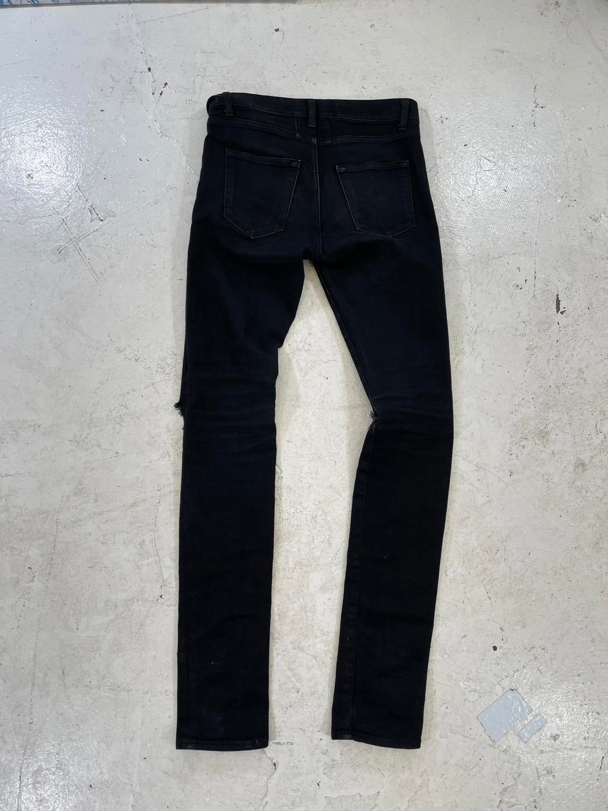 Saint Laurent Paris Knife cut denim