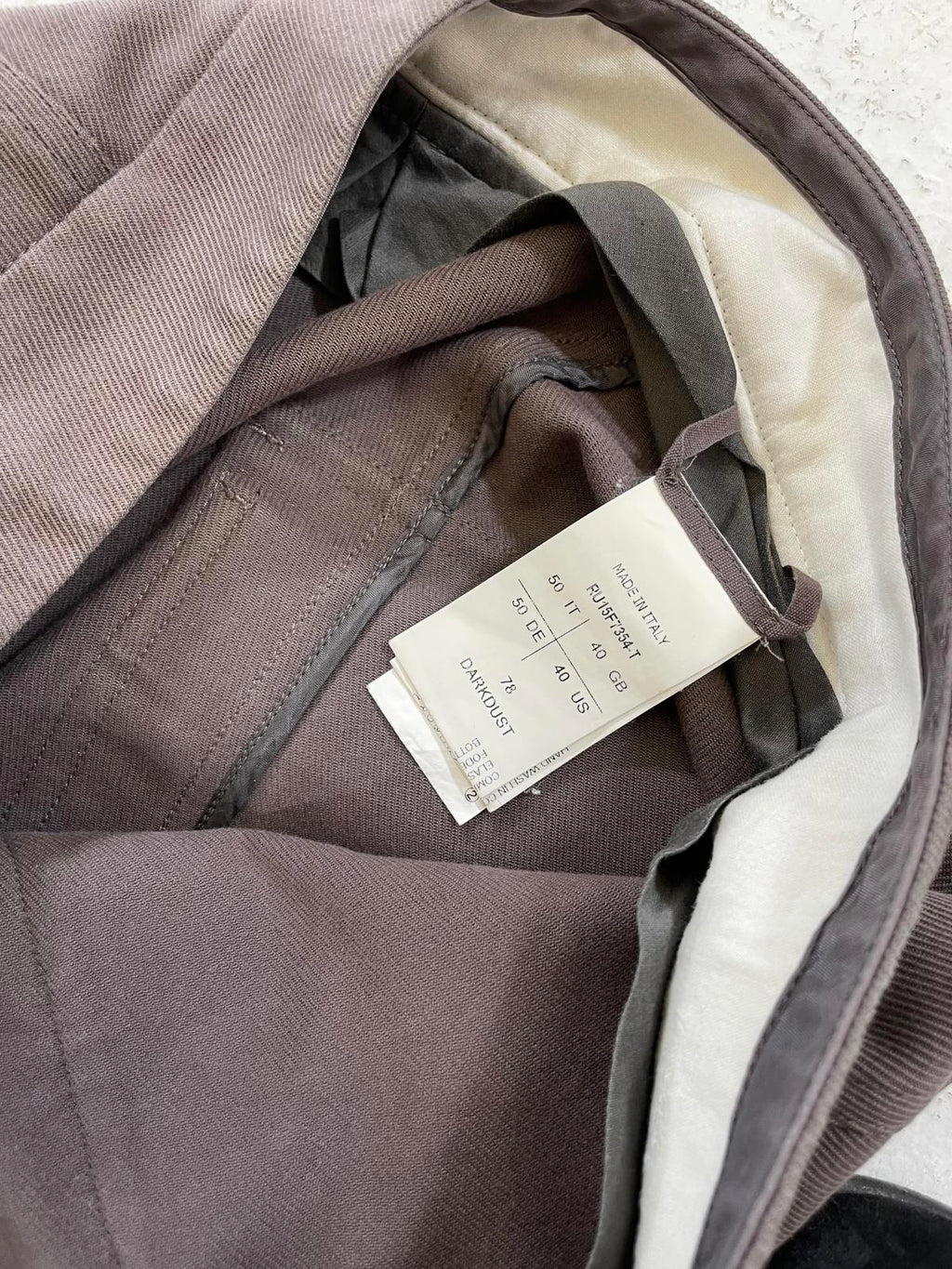 Rick Owens Mainline Olmar mirta Memphis pants