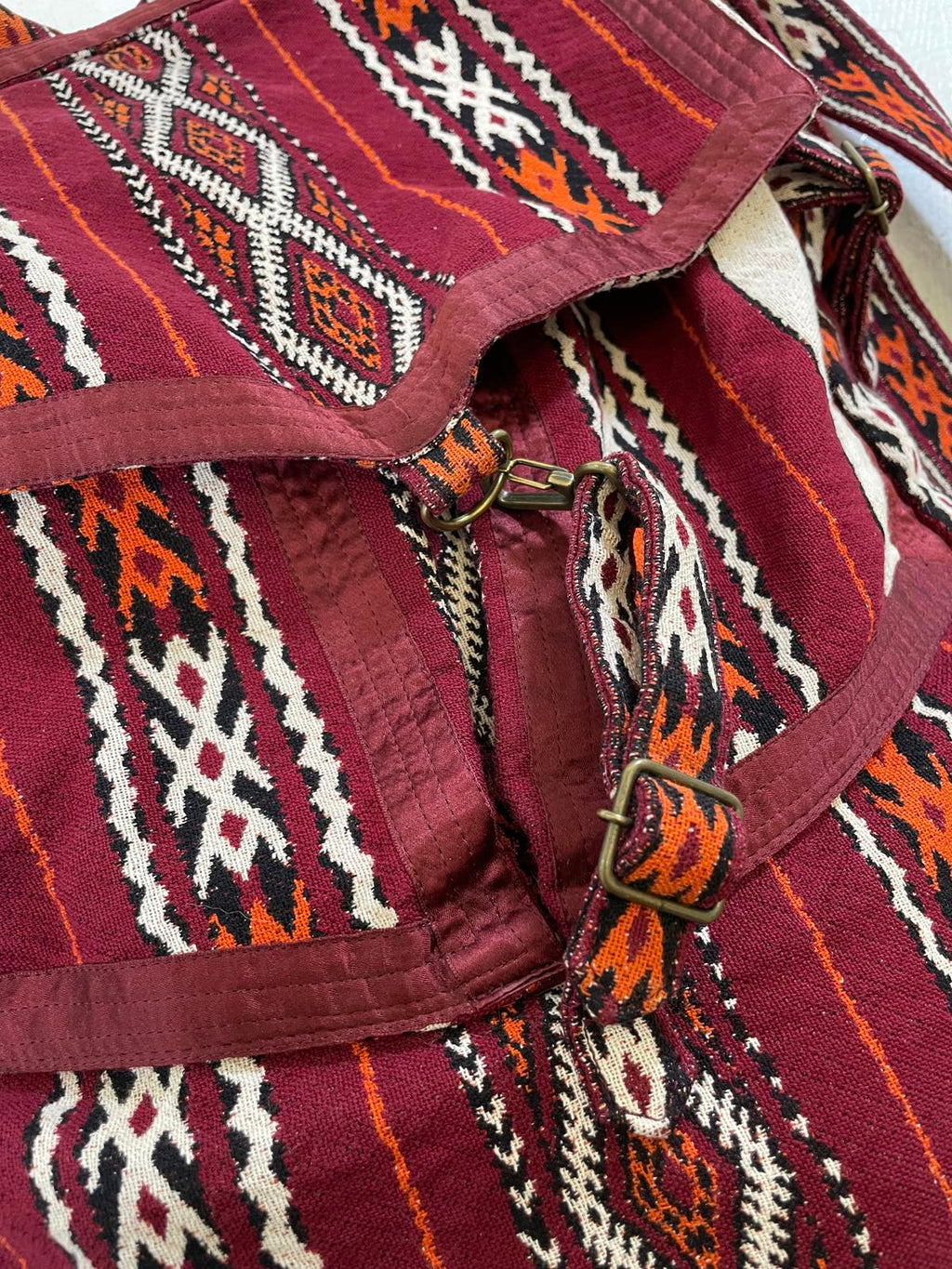 Number nine Ss09 “the lonesome heroes” Woven Backpack