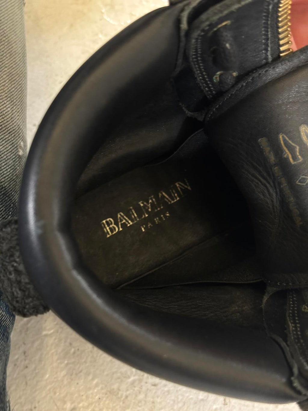 Balmain zip up ankle boots