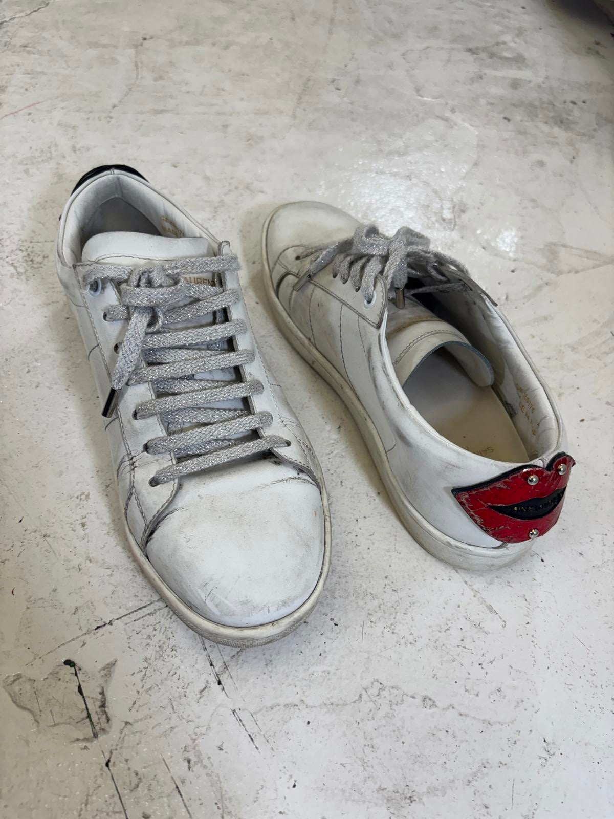 Saint Laurent Paris Lip Sneakers