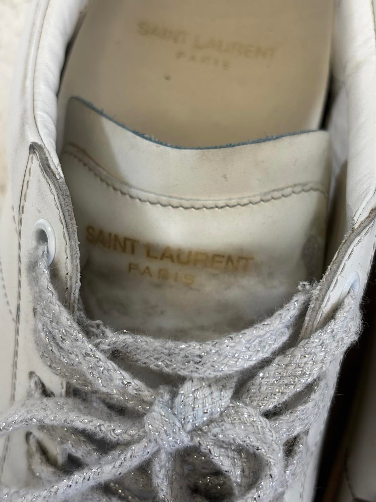 Saint Laurent Paris Lip Sneakers