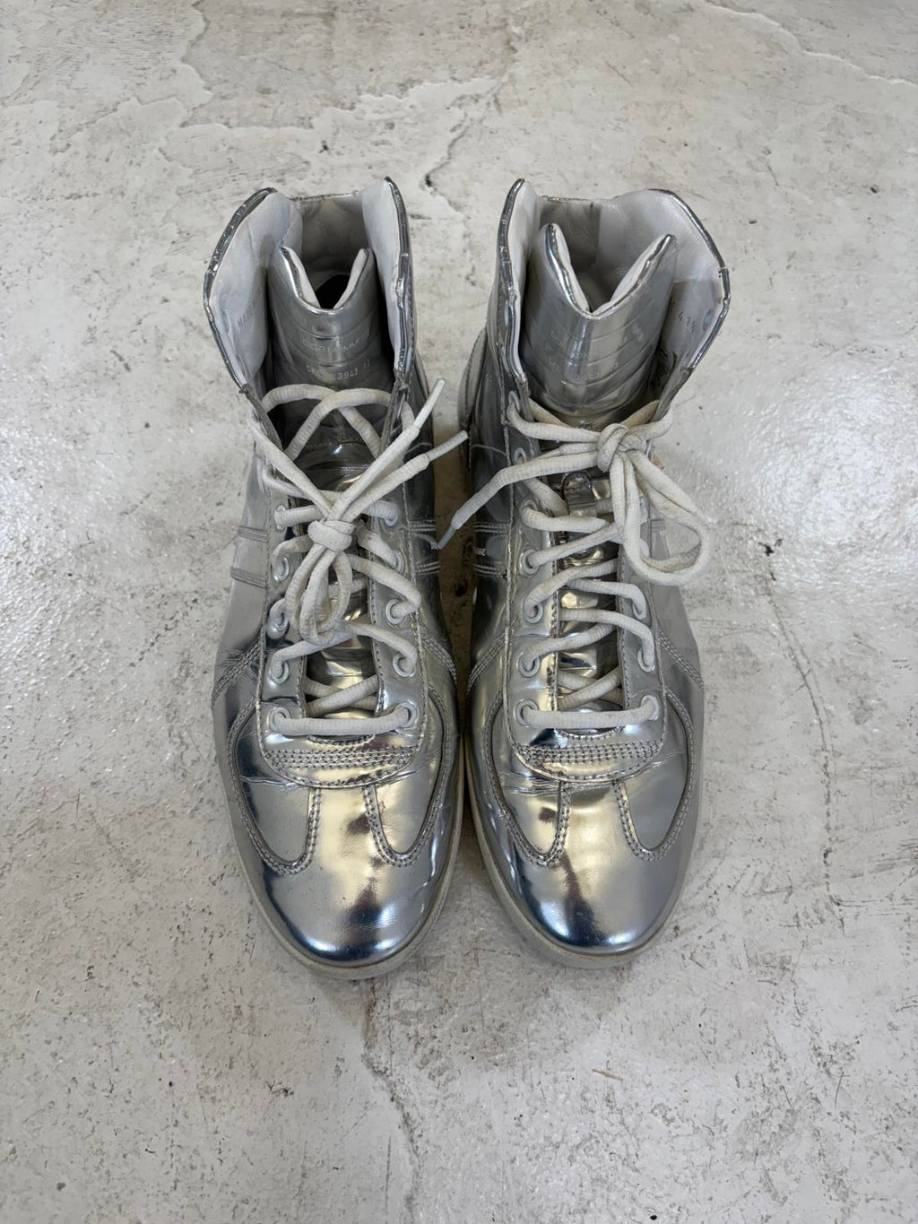 Dior Homme silver High Top GATS