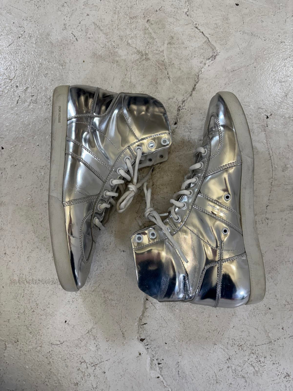 Dior Homme silver High Top GATS