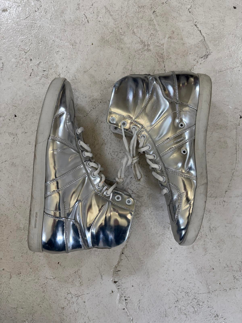 Dior Homme silver High Top GATS