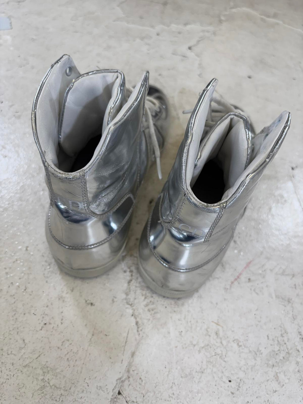 Dior Homme silver High Top GATS
