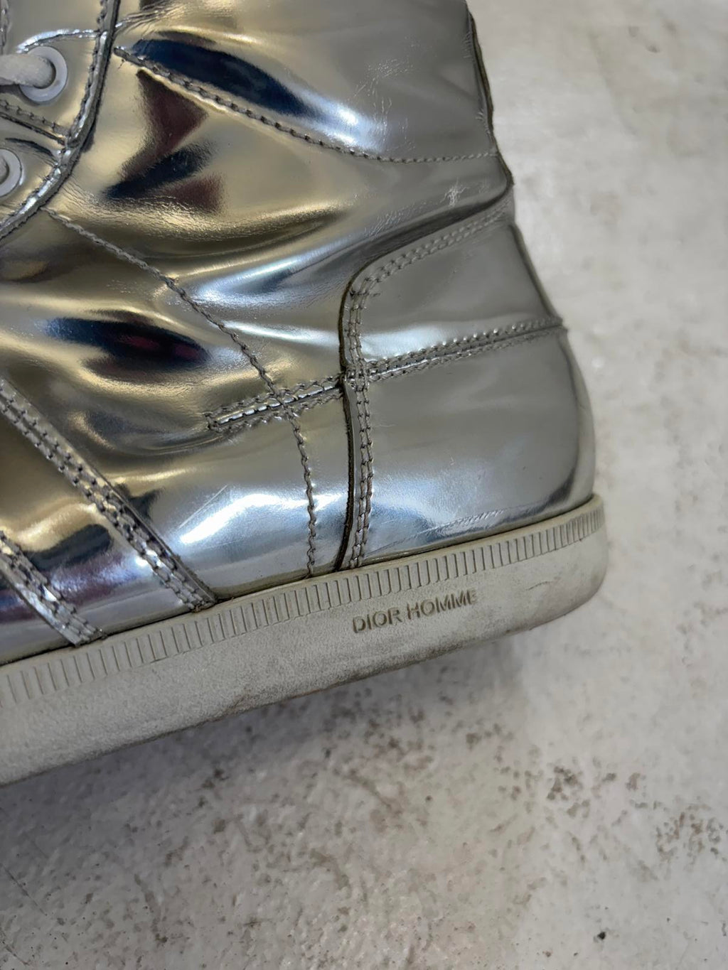 Dior Homme silver High Top GATS