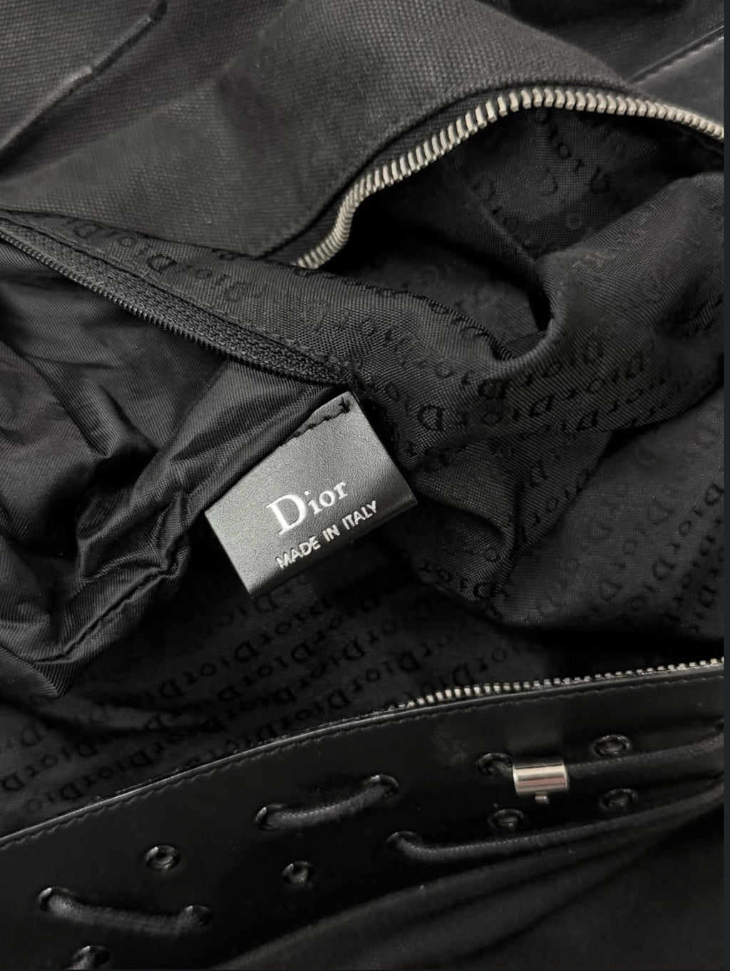Dior homme AW 2003 “luster” duffle bag