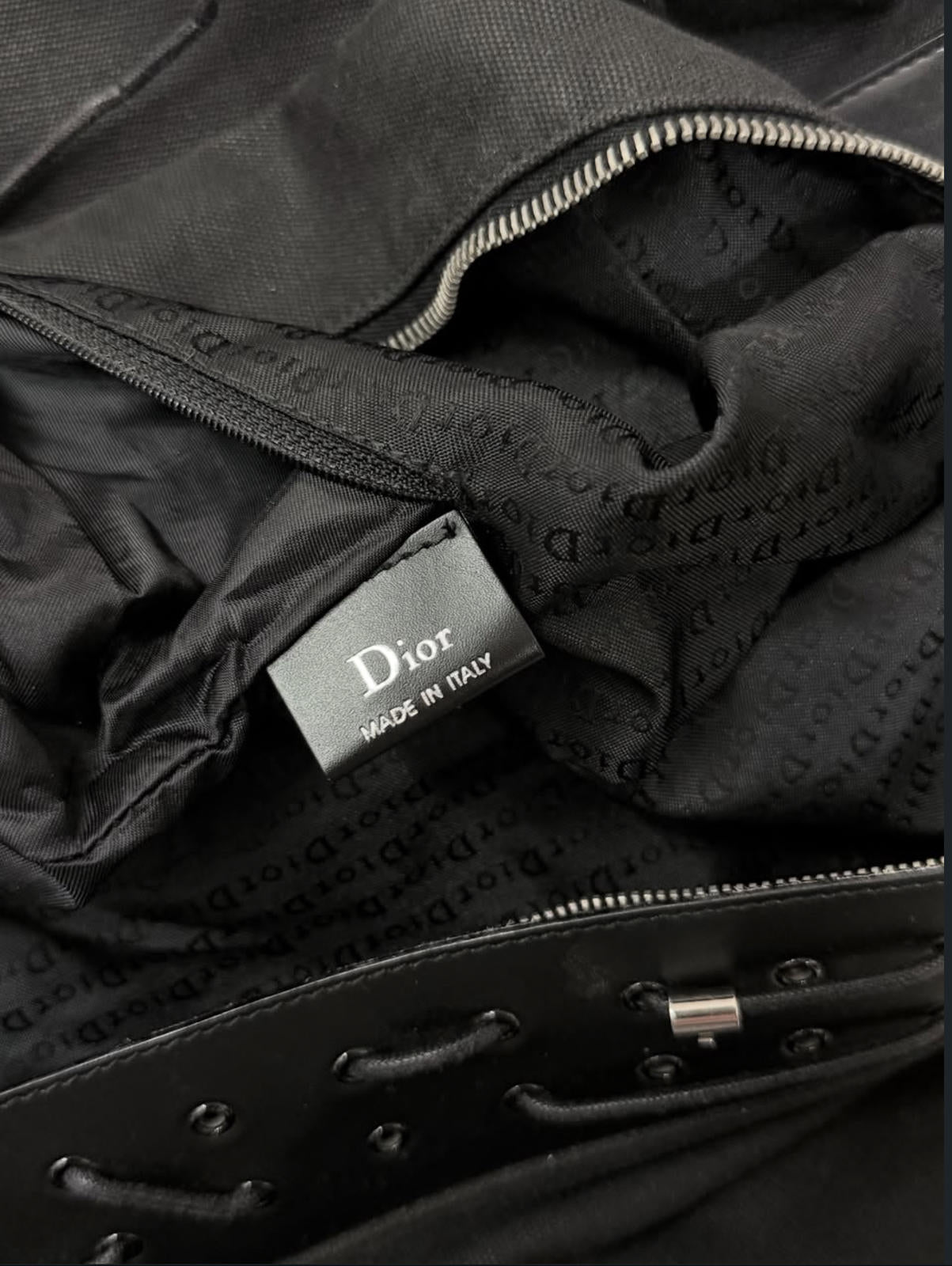 Dior homme AW 2003 “luster” duffle bag