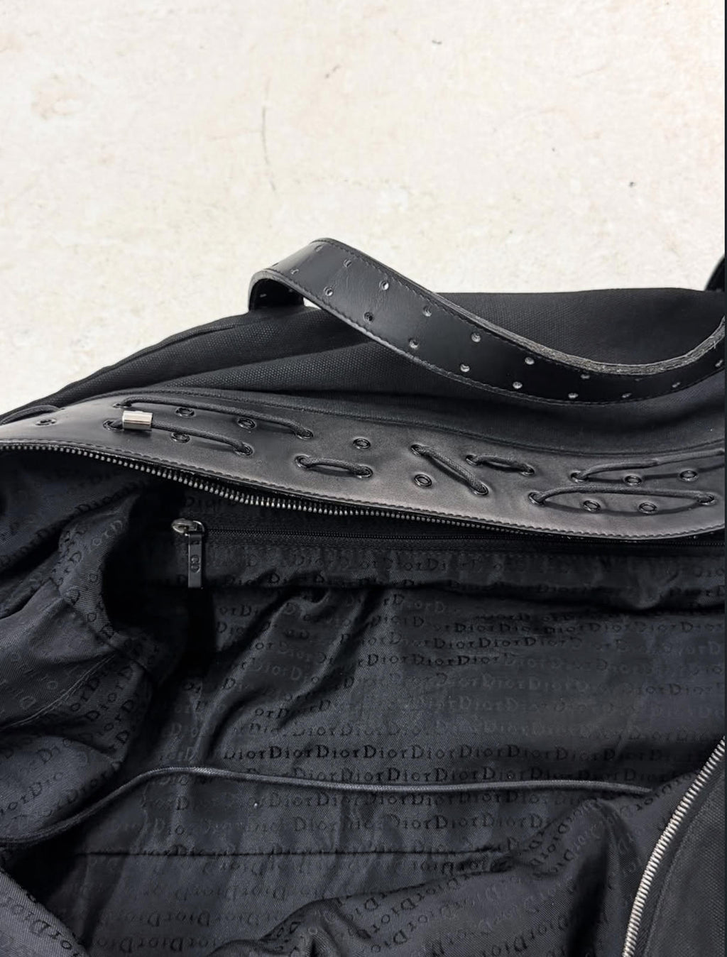 Dior homme AW 2003 “luster” duffle bag
