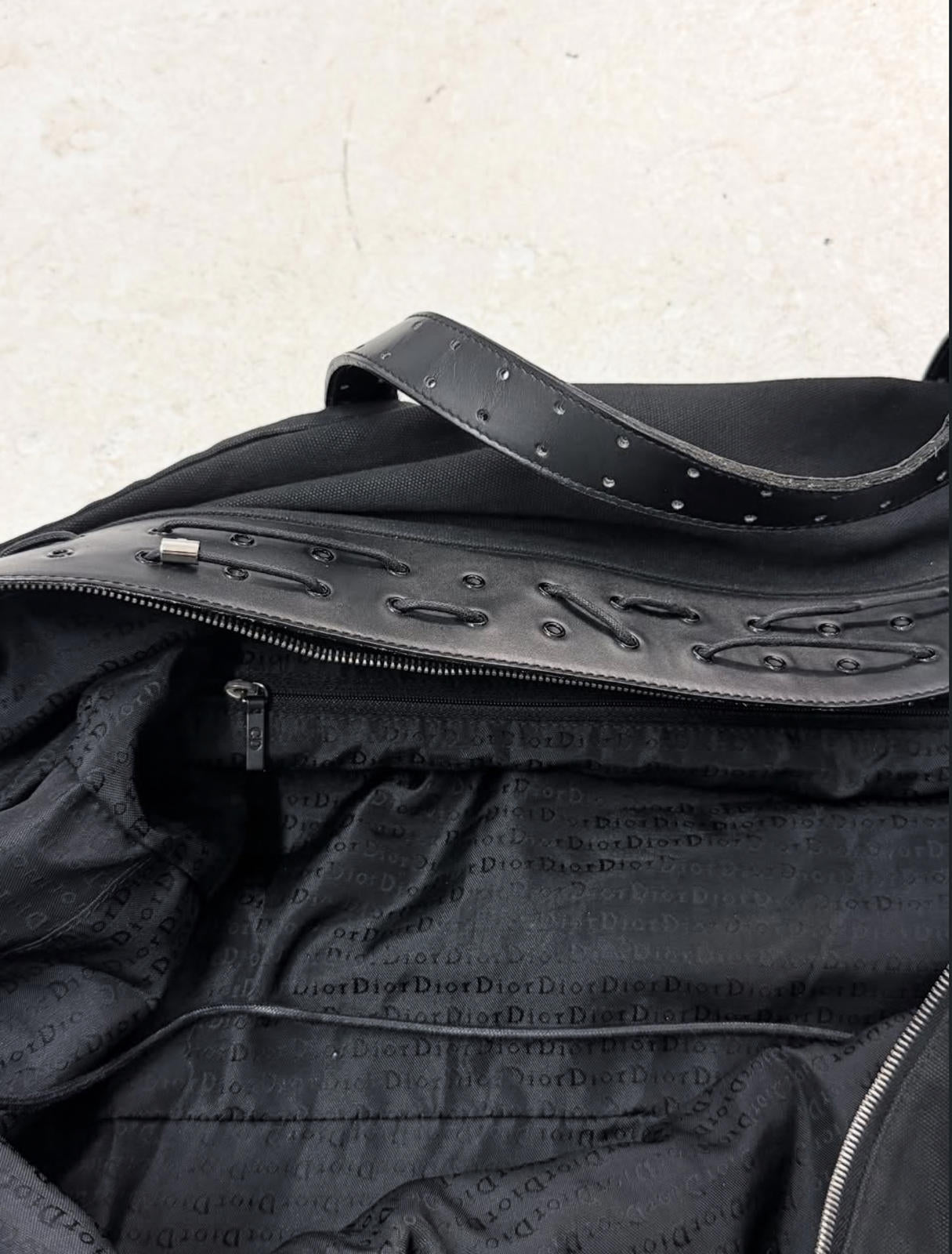 Dior homme AW 2003 “luster” duffle bag