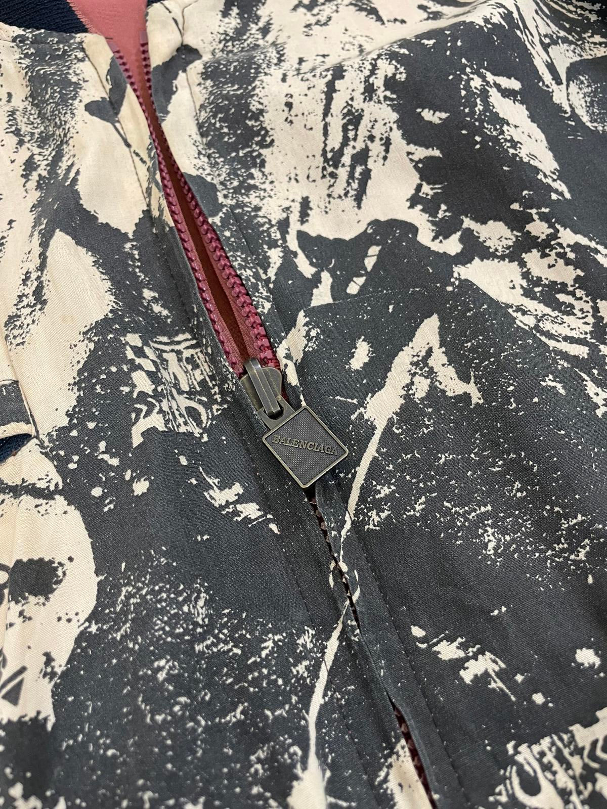 Balenciaga 1993 "Warn-Torn" Camo face print bomber