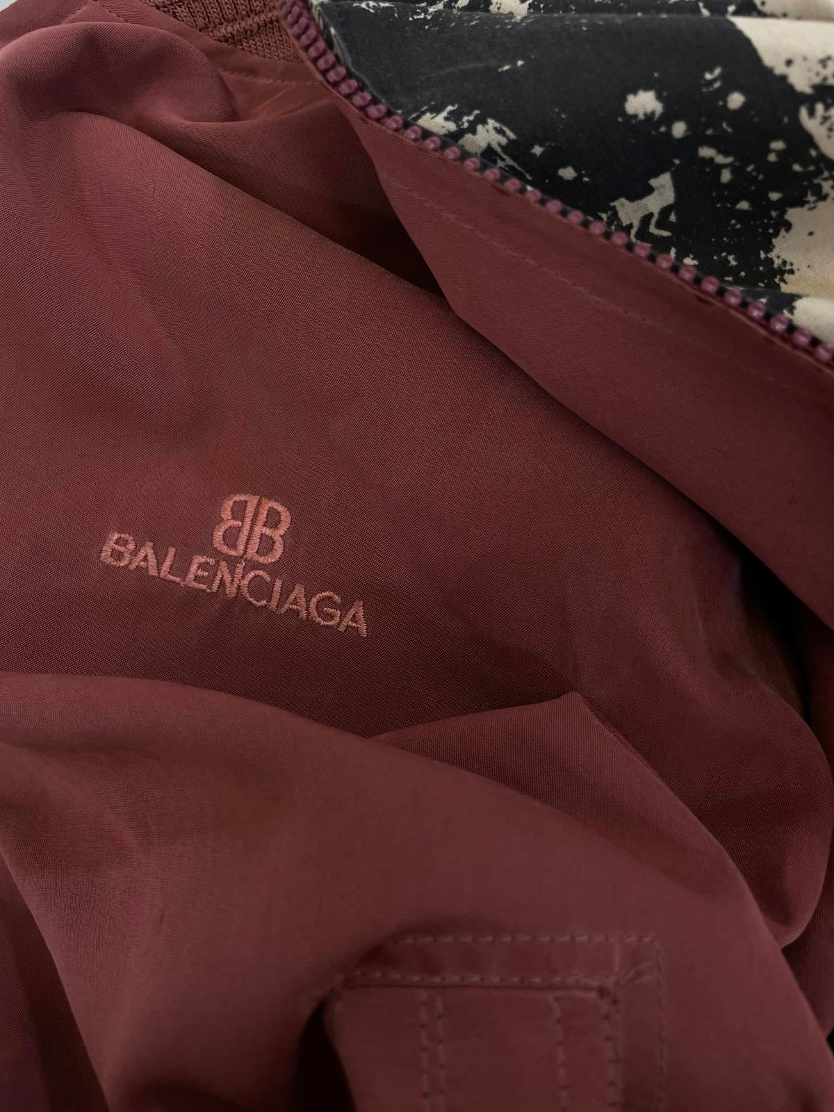 Balenciaga 1993 "Warn-Torn" Camo face print bomber