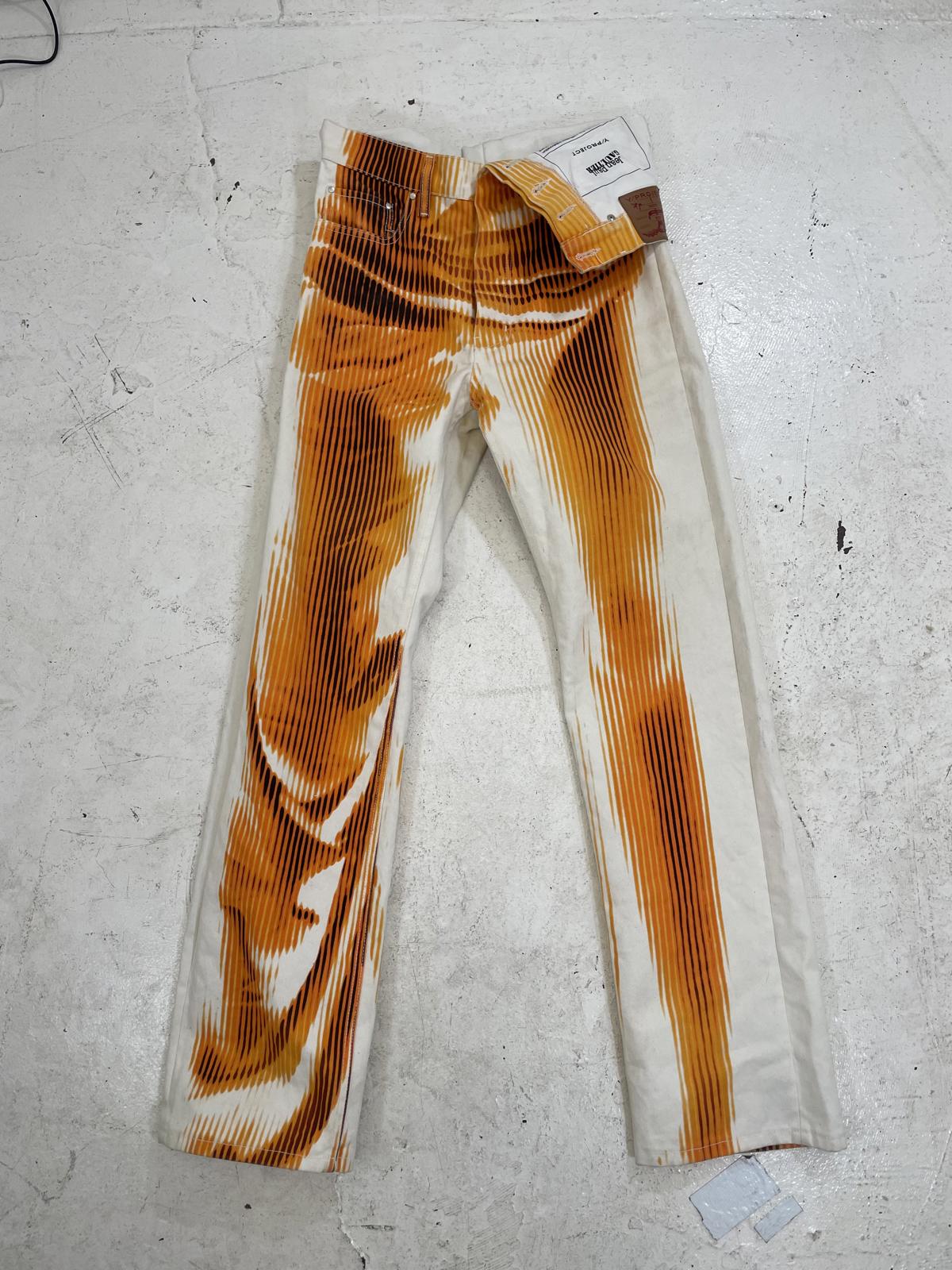 Jean Paul Gautier Leg print Y Project jeans
