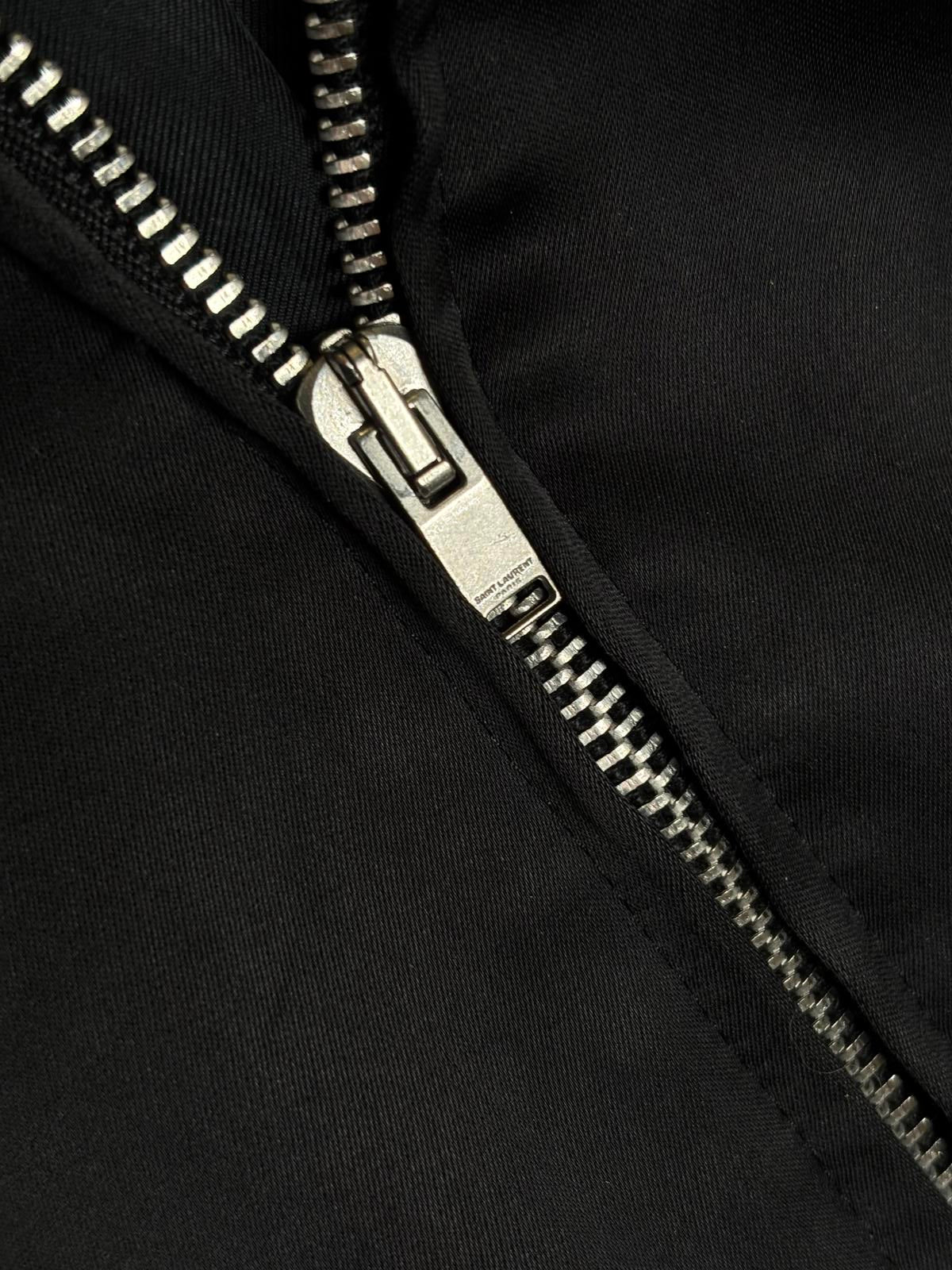 Saint Laurent Paris Blood Luster Silk Jacket