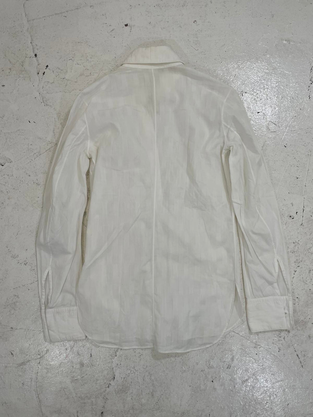 Carol Christian Poell Stripped See-though Button up