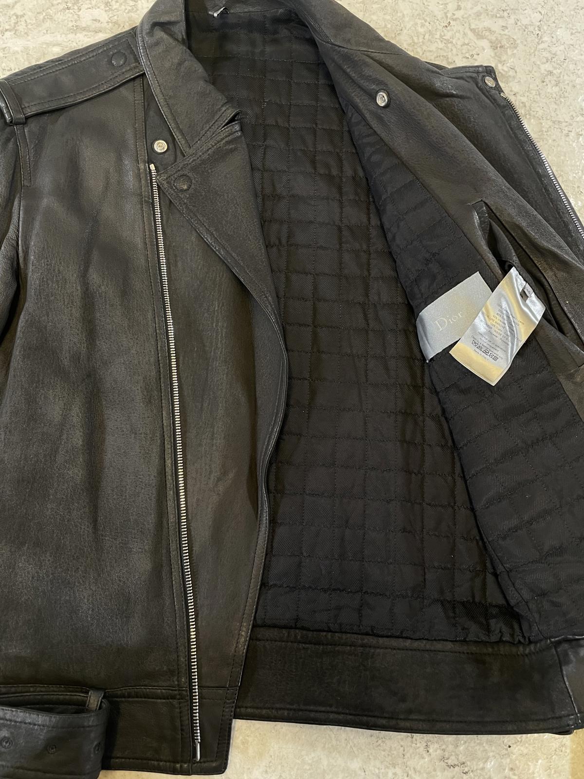 Aw2012 Dior homme lambskin perfecto biker jacket