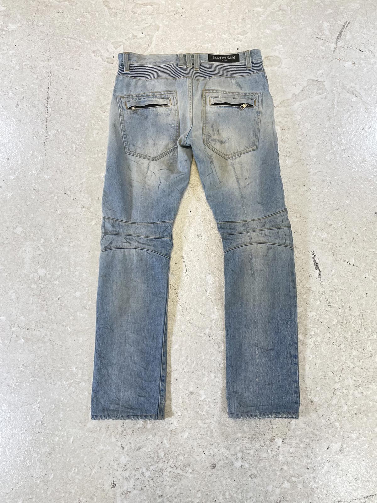 Balmain Eagle Coin Denim