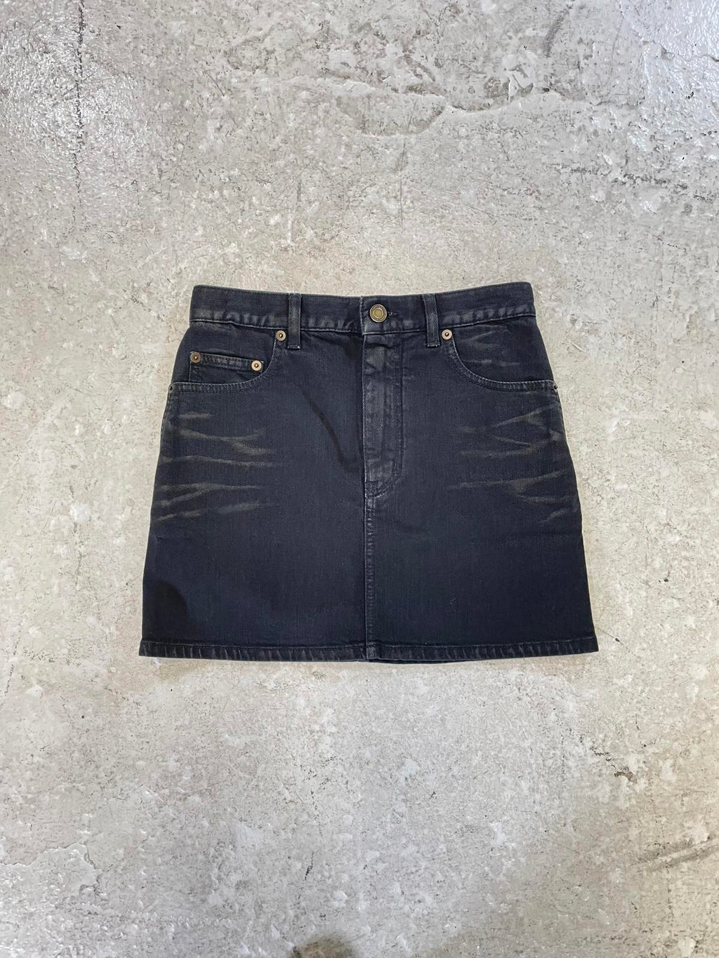 Saint Laurent Denim Skirt