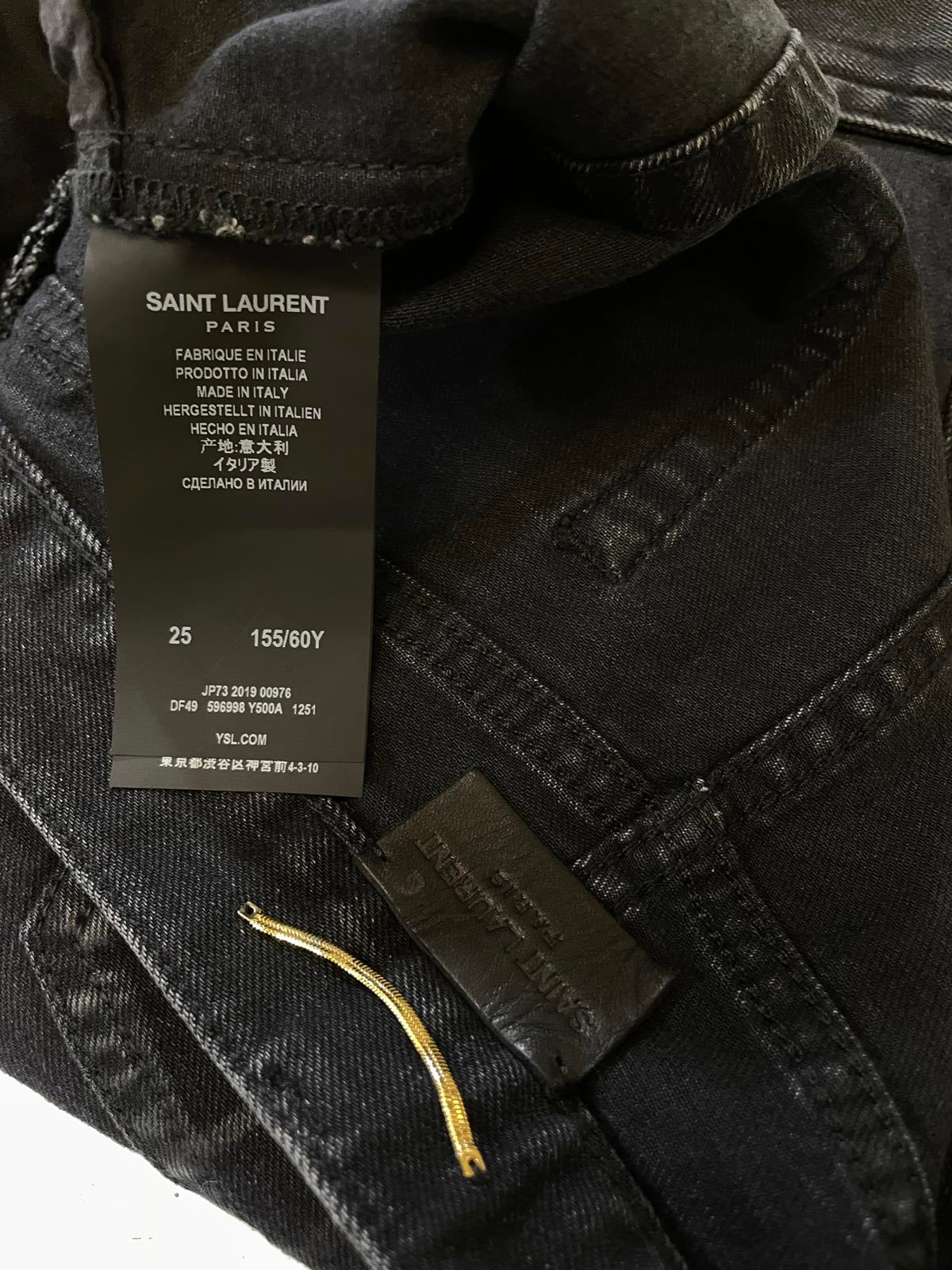 Saint Laurent Denim Skirt