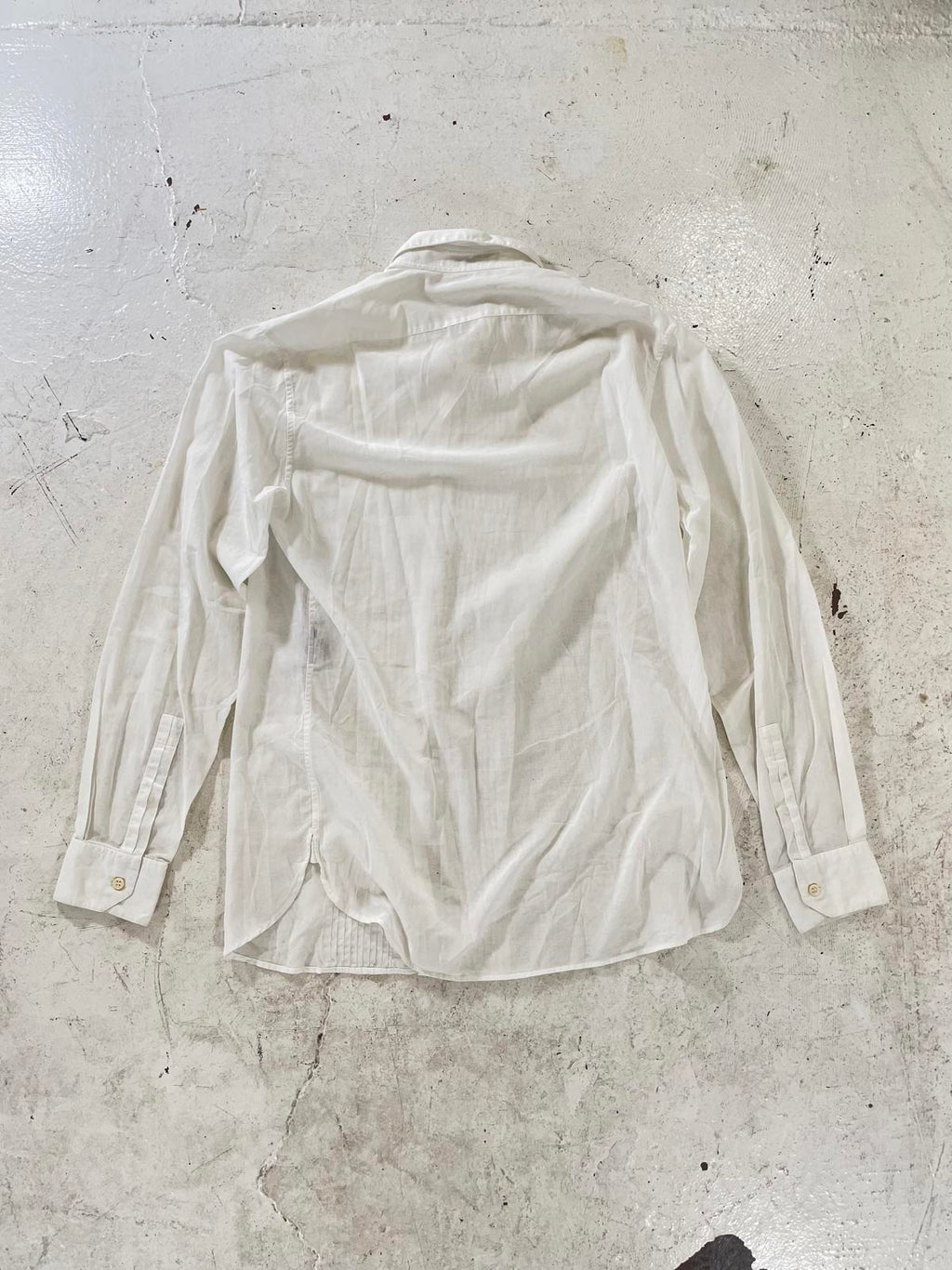 Saint Laurent Pleated Button Up Shirt