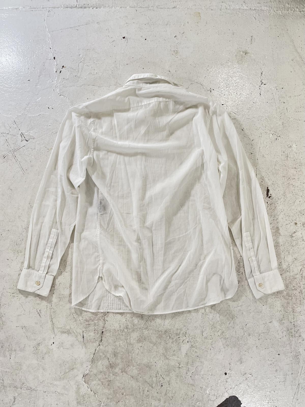 Saint Laurent Pleated Button Up Shirt