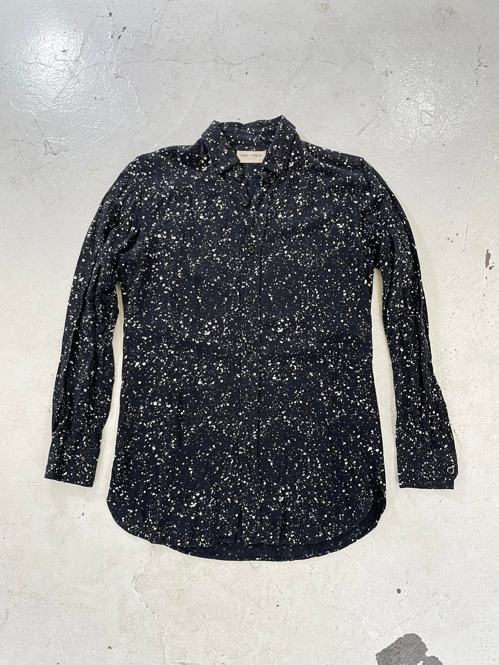 Saint Laurent 2015 Bleach Spotted Button up