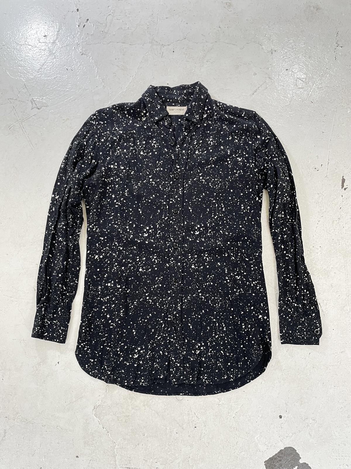 Saint Laurent 2015 Bleach Spotted Button up