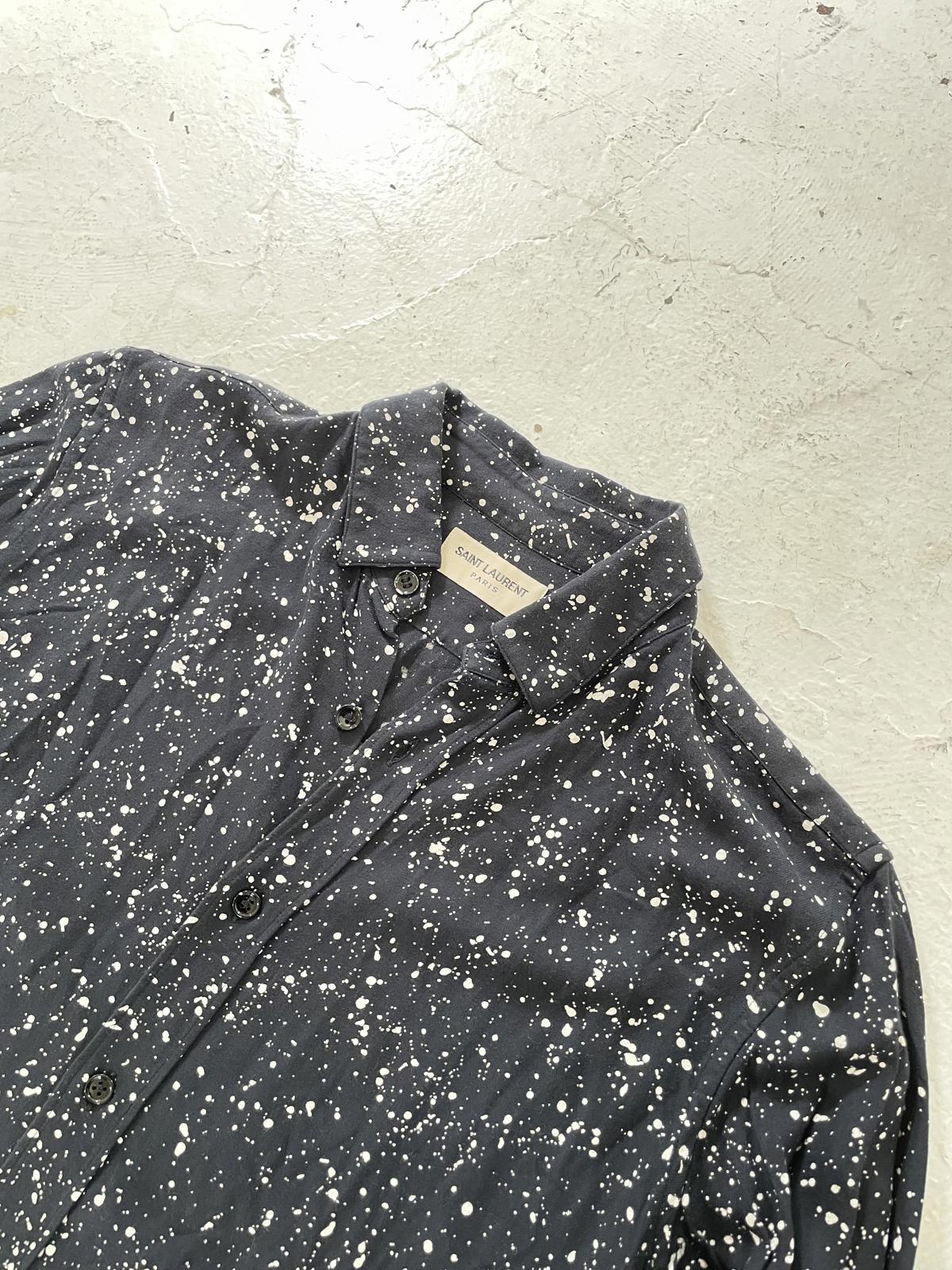Saint Laurent 2015 Bleach Spotted Button up