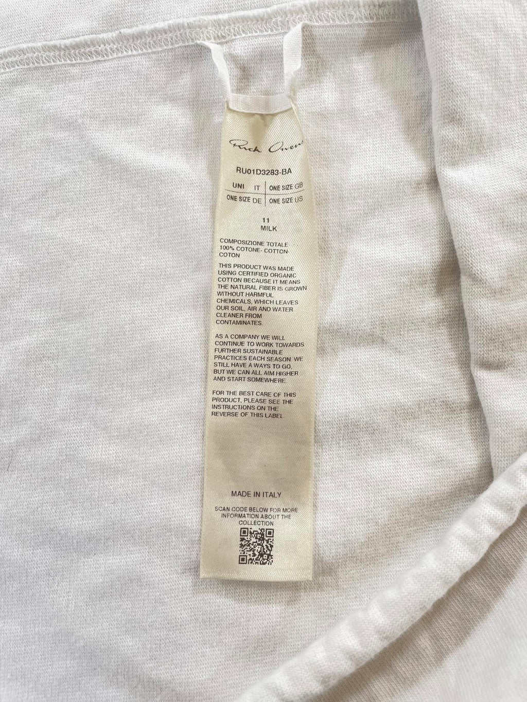 Rick Owens Ss24 Lido Oversized Tee