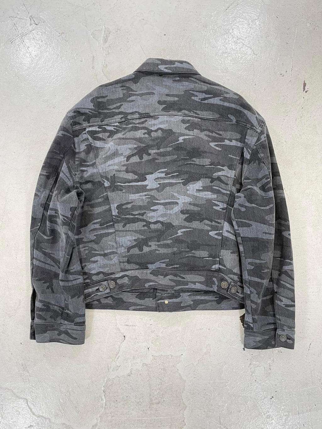Balenciaga camo denim jacket