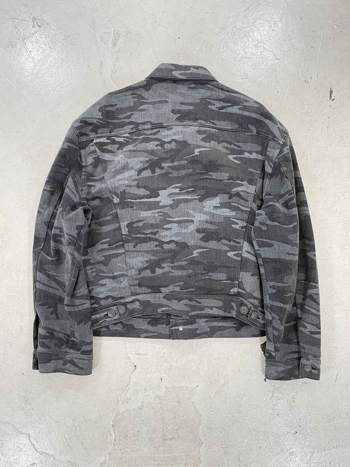 Balenciaga camo denim jacket