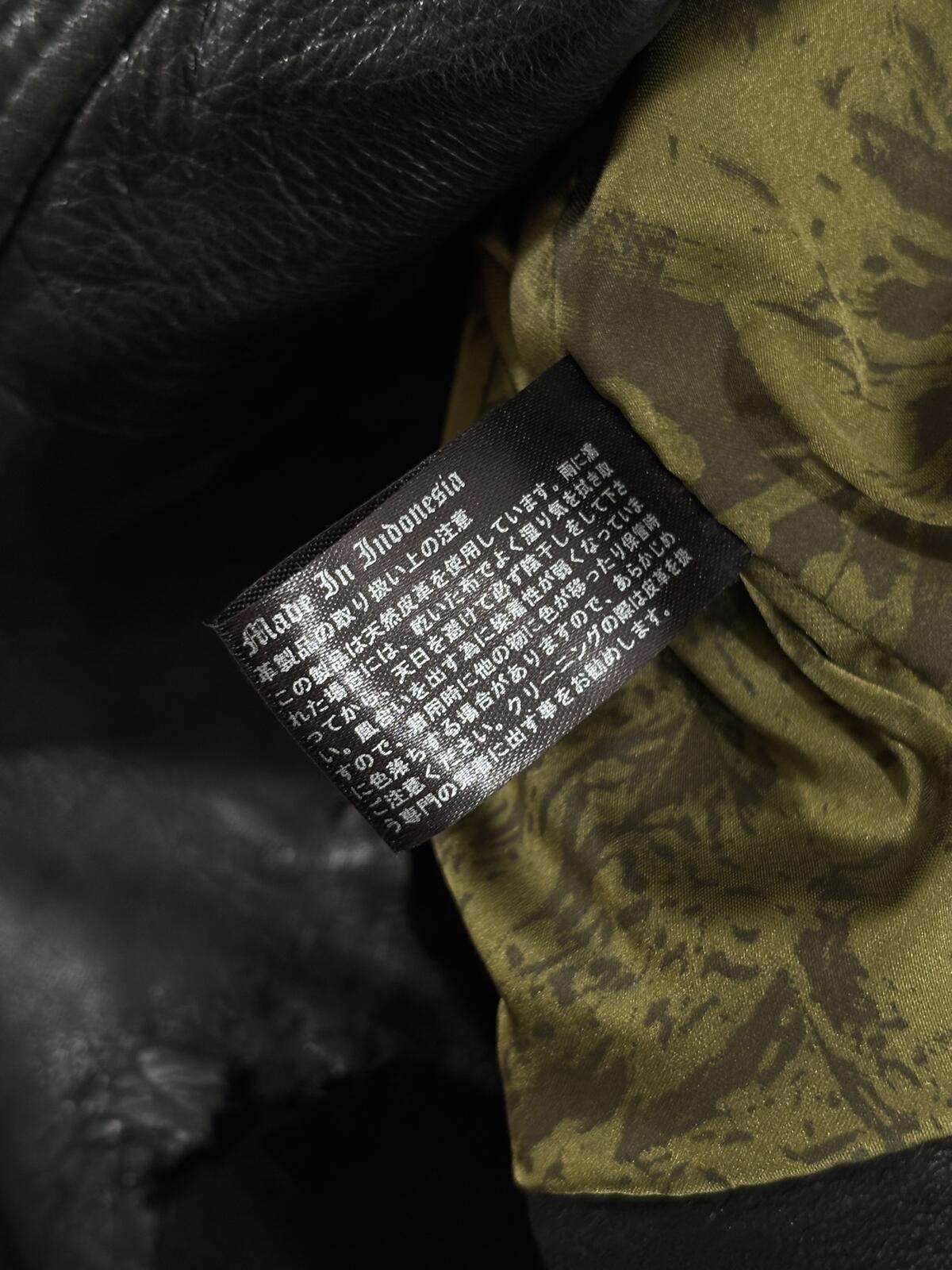 14th Addiction Leather Cross-Zip