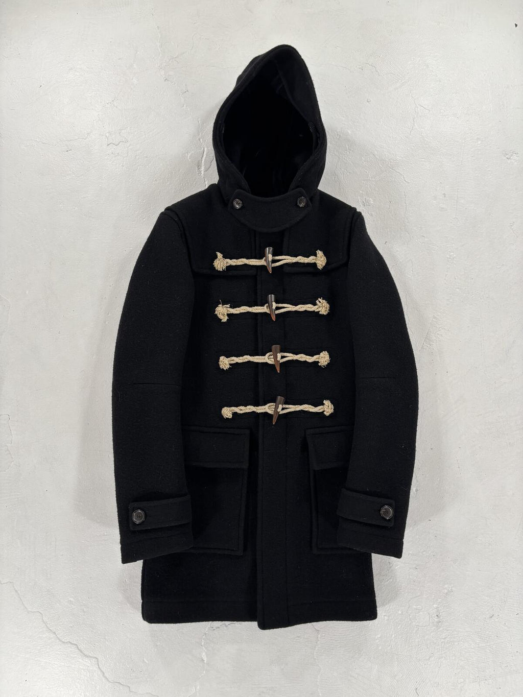 Balmain AW11 Hooded Wool Trench
