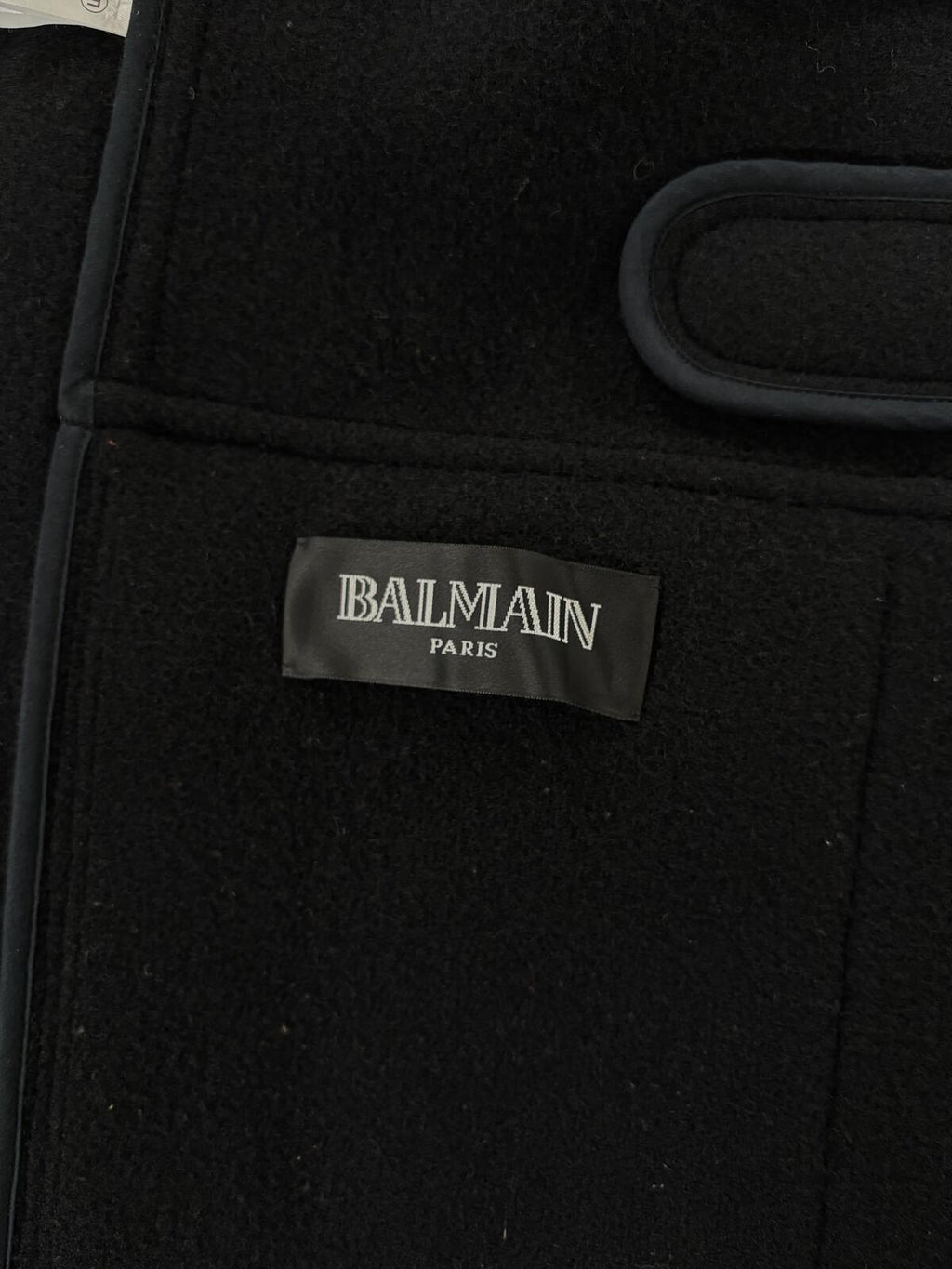 Balmain AW11 Hooded Wool Trench