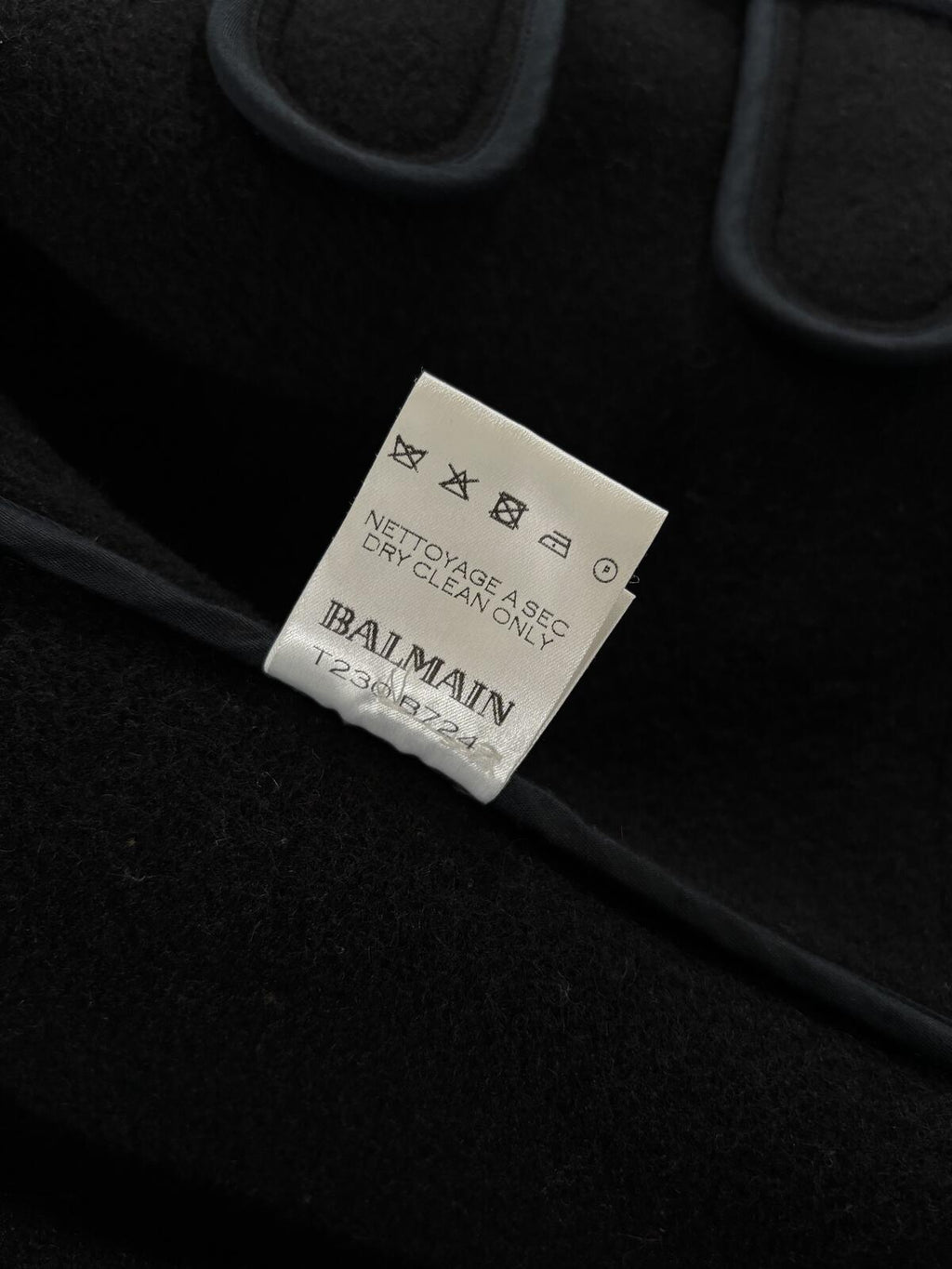 Balmain AW11 Hooded Wool Trench