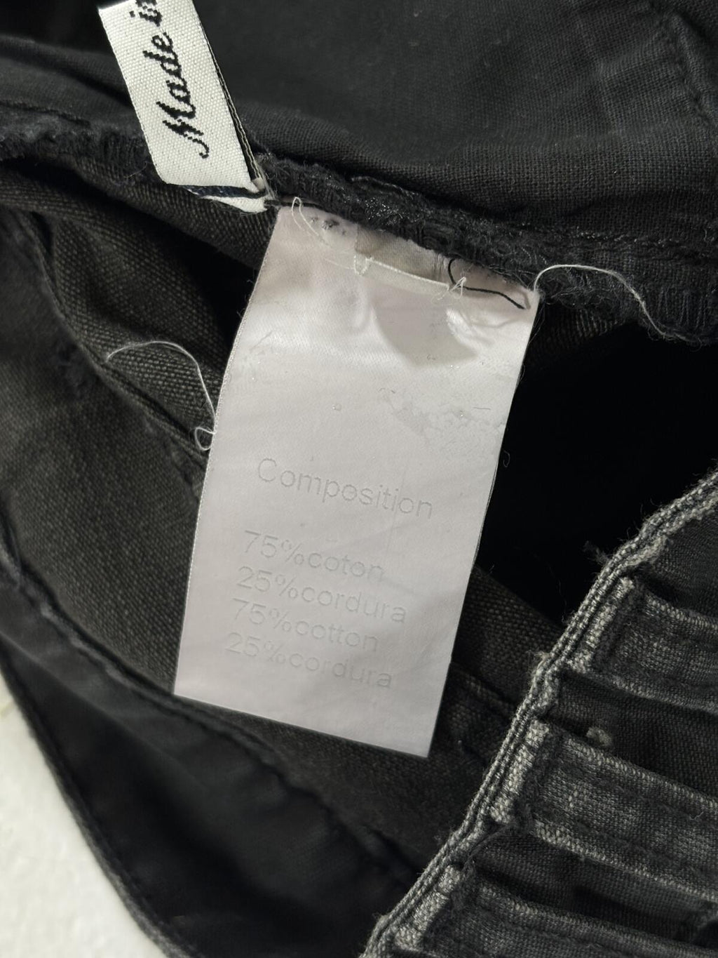 Balmain Eagle Coin Biker Cargo Pants