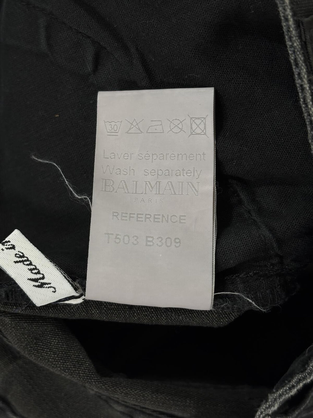 Balmain Eagle Coin Biker Cargo Pants