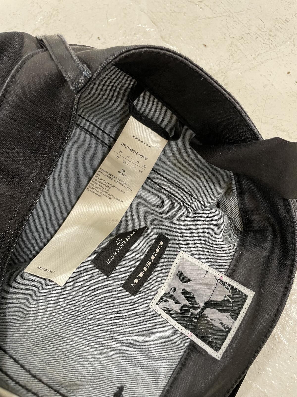 Rick owens Easy Creatch Cargo denim