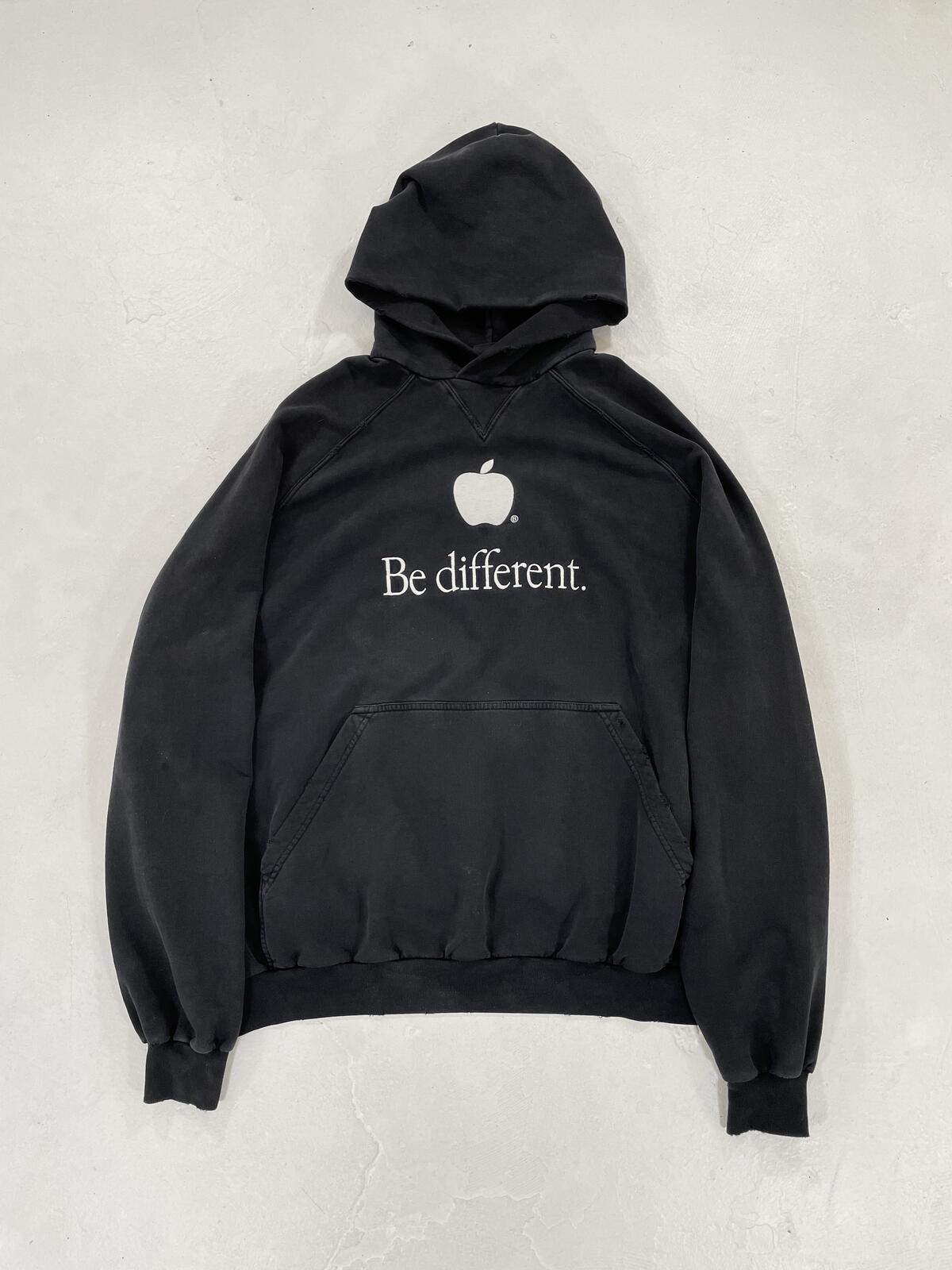 Balenciaga "Be Differet" apple hoodie
