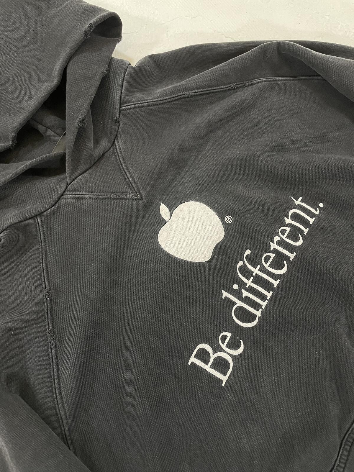 Balenciaga "Be Differet" apple hoodie